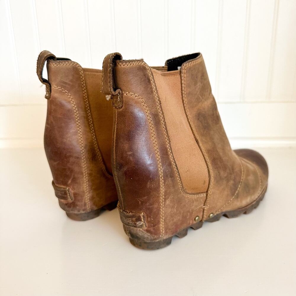 Sorel Joan of Artic Lea Wedge Ankle Chelsea Bootie - Picture 6 of 8